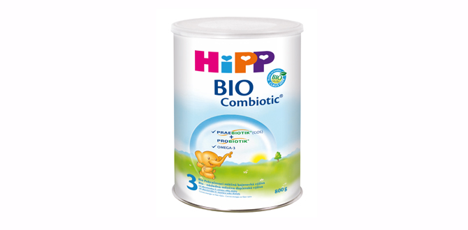 Fotografie (Hipp Bio Combiotic – nová generácia mliečnej dojčenskej výživy s unikátnou kombináciou prebiotík, probiotík a esenciálnych omega 3-mastných kyselín)